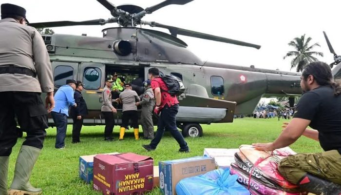Pemerintah Kirim 11 Helikopter untuk Percepatan Penanganan Bencana