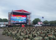 Waksekjend DPP Walubi dr (C) KRT Romo asun Gotama,M.H. Melantunkan doa lintas agama,Dalam acara HUT Korps Marinir ke-80