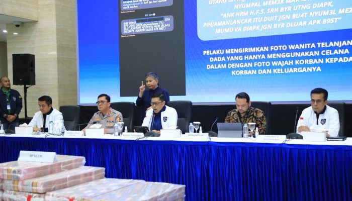 *BARESKRIM POLRI BONGKAR 2 APLIKASI PINJOL ILEGAL, 400 KORBAN DIPERAS DAN DIANCAM*