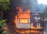 Diduga Konsleting Listrik, Rumah di Kelurahan Petir Serang Ludes Dilalap Api
