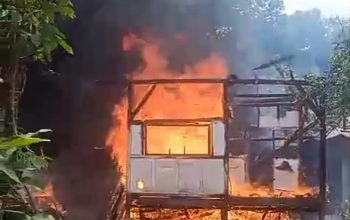 Diduga Konsleting Listrik, Rumah di Kelurahan Petir Serang Ludes Dilalap Api