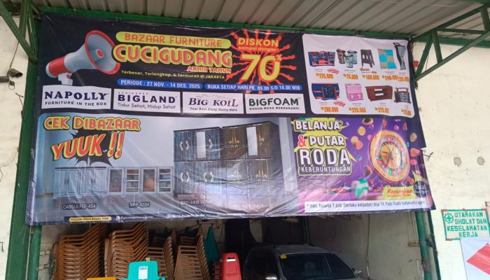 PROMO AKHIR TAHUN CUCI GUDANG SAMPAI DENGAN 70% DI KAMPUNG KOJAN KALIDERES JAKARTA BARAT