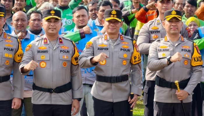 Kapolda Metro Jaya Apresiasi Polres Metro Tangerang Kota Libatkan Ojol dalam Menjaga Kamtibmas