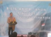 Gelar Rilis Akhir Tahun 2025, Kapolres Metro Tangerang Kota, Untuk Evaluasi dan capaian turut undang Media Pers