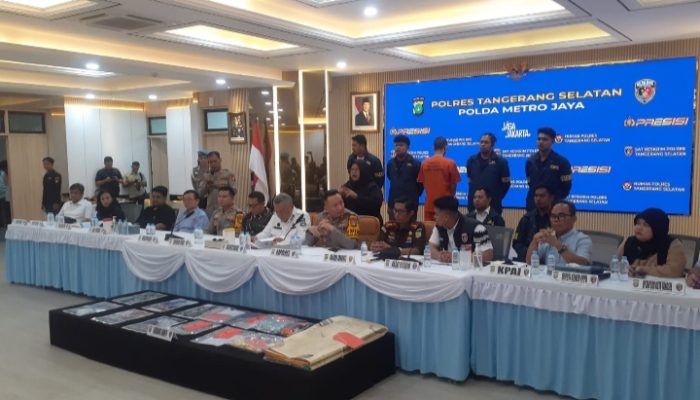 Refleksi Akhir Tahun 2025 Polres Tangsel bersama Rekan media, Ungkap Tiga Kasus Besar