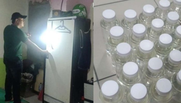 Operasi Pekat Jaya 2026, Polsek Jatiuwung Amankan Puluhan Botol Miras Oplosan CIU