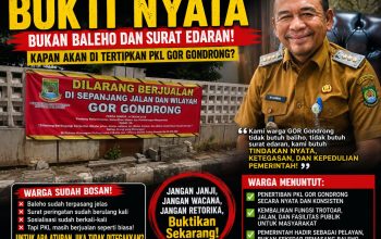 Warga Gondrong Tagih Aksi Nyata Pemkot Tangerang: “Kami Butuh Penertiban PKL, Bukan Sekadar Baliho!”