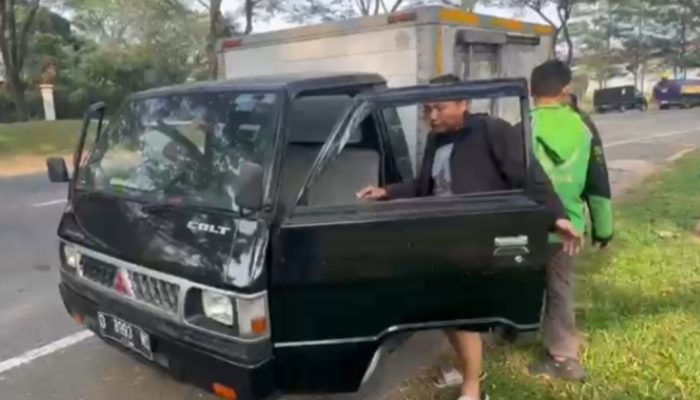 Sungguh Nekat! Tabrak Petugas Saat Kabur, Dua Bandit Spesialis Mobil Box di Tangerang Berakhir Dilumpuhkan