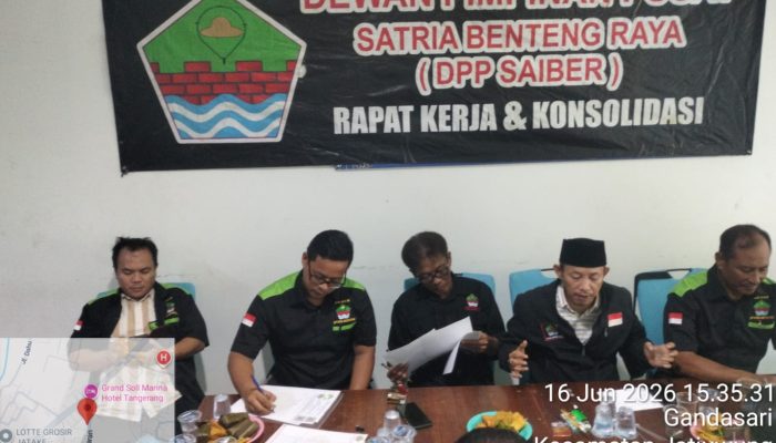 Rapat Kerja SAIBER: Perkuat Soliditas, DPP Tegaskan Tata Kelola Organisasi di Tangerang Raya