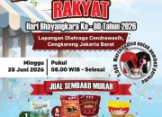 HUT Bhayangkara ke-80: Ribuan Warga Cengkareng Serbu Stadion Cendrawasih, Polri Hadirkan Bazar Sembako Murah