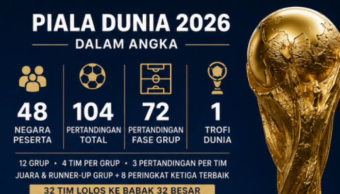 HEADLINE: Piala Dunia 2026 Resmi Bergulir 12 Juni, TVRI Siarkan Lengkap Fase Grup: 72 Laga Panas, Brasil hingga Argentina Siap Tempur