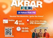 HEADLINE: Reuni Akbar FEM IPB 2026 Siap Digelar: Padukan Diskusi Strategis hingga Konser RAN, Targetkan 1.500+ Alumni