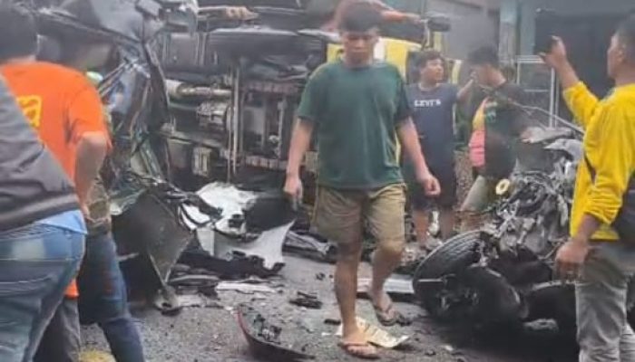 Truk Rem Blong Picu Kecelakaan Beruntun 9 Kendaraan di Sibolangit, 4 Orang Meninggal Dunia
