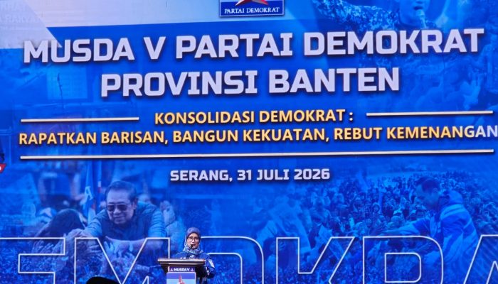 Hadiri Musda V Partai Demokrat Banten, Nita Permatahati Sampaikan Selamat dan Harapan Kebersamaan