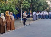 Jelang HUT RI ke-81, Kapolsek Batuceper Ingatkan Pelajar SMK YP Karya Bangsa Jauhi Aksi Anarko