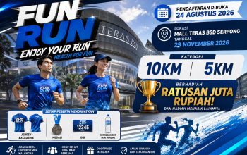Pecinta Olahraga Wajib Merapat! FUN RUN 10K & 5K Siap Ramaikan BSD