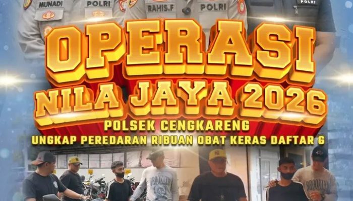 OPERASI NILA KAYA 2026: Polsek Cengkareng Ungkap Peredaran Ribuan Obat Keras Daftar G