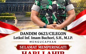 Dandim 0623/Cilegon & Jajaran Ucapkan Selamat Hari Lahir Pancasila 1 Oktober 2026